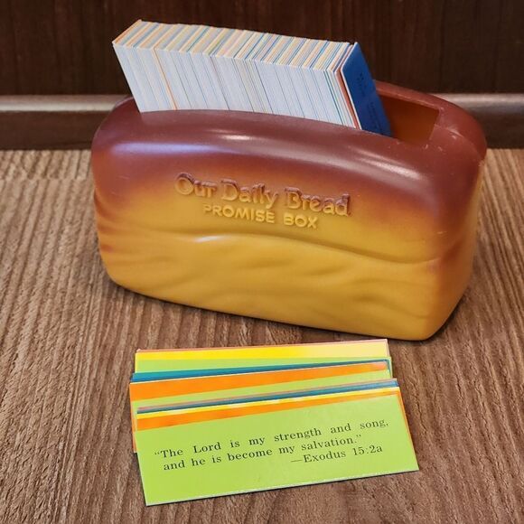 🔸️NWOB Our Daily Bread Promise Box w/Scripture Cards - Picture 4 of 8